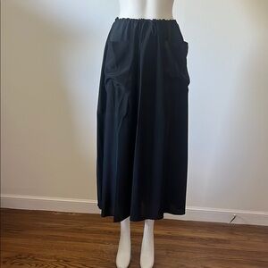 Julio daydreams Elegant Black Maxi Skirt